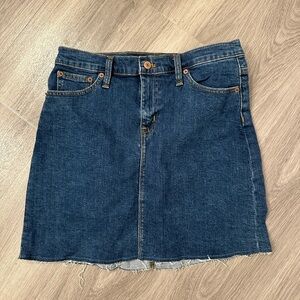 J. Crew Blue Mini Pencil Skirt Casual